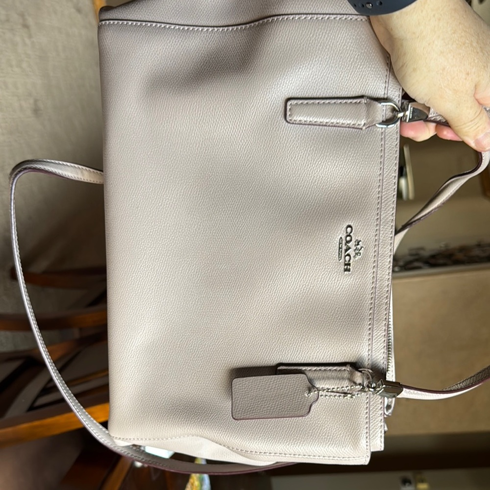 Coach Light Taupe Crossbody Bag
